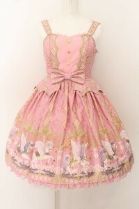 Angelic Pretty / Crystal Dream Carnivalジャンパースカート ピンク O-24-05-19-010-AP-OP-OW-OS
