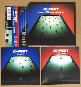 3枚組(2CD+DVD)●10-FEET / 6-feat 2 + Re:6-feat + LIVE DVD 初回限定盤 UPCH-29168