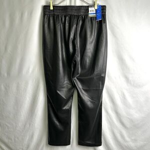 00s DKNY JEANS ポリウレタン ワイド パンツ L×L28 ブラック 黒 ジョガー トラック ダナキャラン ジーンズ 10s オールド ビンテージ