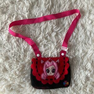 フレッシュプリキュア! シフォンといっしょ! キュアパッション ミニポーチ ポシェット フェルト 刺繍 ガチャ カプセルトイ 2009年 当時物