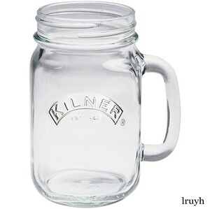 KILNER(キルナー) ハンドルジャー キャニスター 保存容器 キルナージャー ハンドル付 マグ 英国 イギリス ガラス製 フラワーキャップ