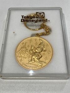 9780 東京ディズニーランド 記念メダル キーホルダー 10周年