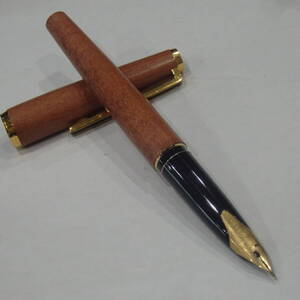 1円スタート激レア PILOT パイロット CUSTOM カスタム ブラウン ペン先 18K 750 万年筆 32293 11-2