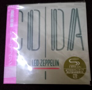 非売品　プロモ盤　レッド・ツェッペリン　led zeppelin coda コーダ　最終楽章　shm-cd wpcr-13141 cd 完全生産限定　紙ジャケット