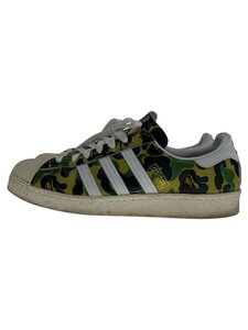 adidas◆SUPER STAR 80S BAPE_スーパースター 80S ア ベイシング エイプ/27.5cm/GRN