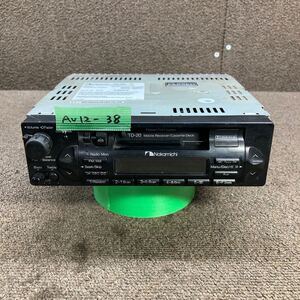 AV12-38 激安 カーステレオ Nakamichi ナカミチ TD-20 C729 04466 カセットデッキ FM/AM オーディオ 通電未確認 ジャンク