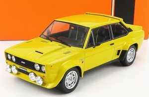 ixo　1/18　フィアット・131 アバルト Night Version BASE RALLY　yellow　1980