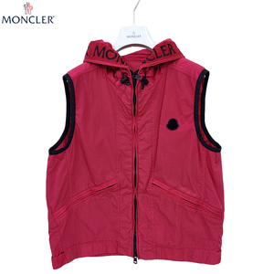 【72229-5BS】新品・処分品　モンクレール　メンズ 3(XL)　フード付き ベスト　MONCLER　1A721 60 53705　ナイロン　ジレ　アウター