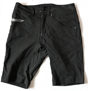 XS HOUDINI Action Twill Shorts フーディニ アクション ツウィル ショーツ ショートパンツ ハーフ 登山 アウトドア ハイキング ブラック黒