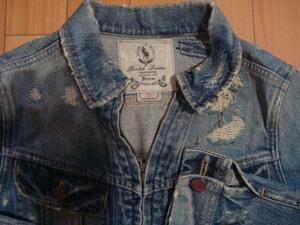 ＵＳＥＤ美品☆ラルフローレン☆ＰＲＯＰＲＩＥＴＯＲ　Ｄenim☆ジップGジャン☆サイズＳ♪