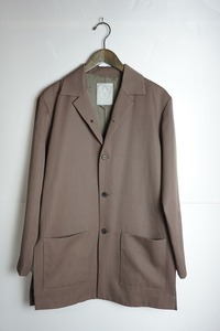 希少正規 80s Yohji Yamamoto ヨウジヤマモト WORK SHOP ワークショップ テーラード ジャケット 04-135-43 茶 本物 830N