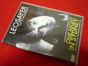 LEO SAYER/ONE NIGHT IN SYDNEY★レオ・セイヤー/ワン・ナイト・イン・シドニー★2004年輸入盤/DVD/約99分収録/全16曲