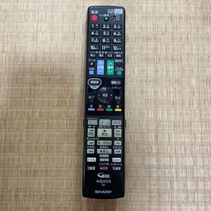 動作確認済み【SHARP】◆AQUOS◆ GB185PA TV テレビリモコン シャープ アクオス 中古3