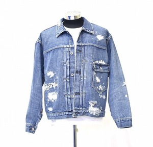 SEVESKIG (セヴシグ) 2306XX Ver.Mad.K DENIM JACKET デニムジャケット ブルゾン L/S 長袖 Gジャン ジージャン Vintage ヴィンテージ M