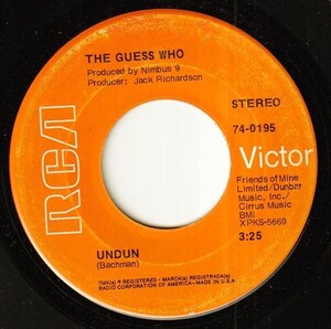 The Guess Who - Laughing / Undun (A) RP-P041