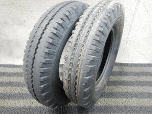 2本のみ★DT8157②■5.00-12 6PR BRIDGESTONE ALL AROUND 旧★条件付送料無料10分山 500-12 5.00R12