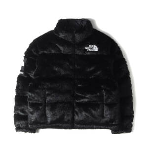 Supreme シュプリーム サイズ:M 20AW THE NORTH FACE フェイクファー ヌプシ ダウンジャケット (Faux Fur Nuptse Jacket) ブラック