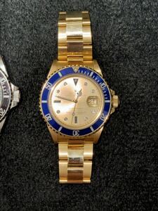 ロレックス サブマリーナ 16808SG 1983年頃 K18 YG サファイア 8P ダイヤ アンティークヴィンテージ ROLEX 激レア　去年オーバーオール済み