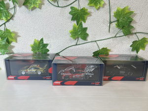 4551-03★新品未開封★♪EBBRO 1/43 SUPER GT 3点まとめ GT-Rその他/フィギュア 2008 champions★