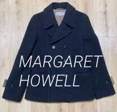 【美品】MARGARET HOWELL ピーコート サイズI カシミヤ混