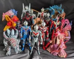 ウルトラマンネクサス＆登場怪獣宇宙人（バンダイ）ソフビフィギュア15体セット＋1