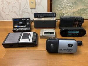 SONY Panasonic等 ラジオ ラジオカセットレコーダーまとめて7個