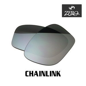 オークリー サングラス 交換レンズ チェインリンク ミラーレンズ CHAINLINK OAKLEY ZERO TECH BASE製 互換レンズ