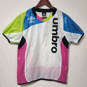 良品 UMBRO アンブロ フットサルスタイル ピステシャツ メンズSサイズ スポーツウェア サッカー フットサル