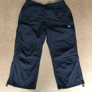 7-6 adidas ナイロンパンツ ナイロン100% ハーフパンツ ショートパンツ ブラック アディダス メンズ M シャカシャカパンツ