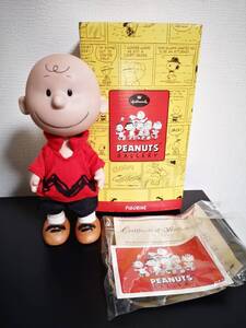 ホールマーク PEANUTS GALLERY チャーリー ブラウン 陶器製 限定フィギュア 布製コスチューム スヌーピー CHARLIE BROWN HALLMARK W.A.I. 