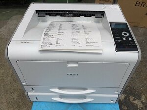 ■RICOH リコー SP 6420M 【印字37803枚】A3モノクロレーザープリンター 両面印刷可 給紙2段 USB/LAN　用紙サイズ多様対応【D0606W1-1F】