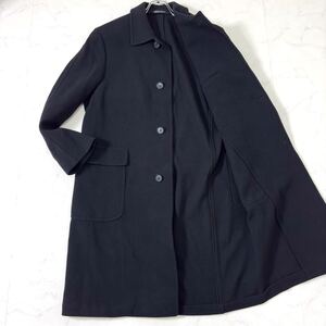 【極美品/XL】BARNEYS NEW YORK Cantarelli ロングコート カシミヤ混 ステンカラー マキシ 50 メンズ バーニーズニューヨーク カンタレッリ