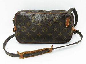 ■ 訳あり LOUIS VUITTON ルイヴィトン モノグラム ポシェット マルリーバンドリエール 斜め掛け ショルダーバッグ M51828 873TH