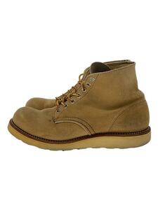 RED WING◆レースアップブーツ・6インチプレーントゥ/US7.5/IVO/スウェード