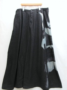 YOHJI YAMAMOTO BLACK Scandal ヨウジヤマモト ブラックスキャンダル デザインスカート 裙子　Skirt 2 HV-S03-139 MADE IN JAPAN