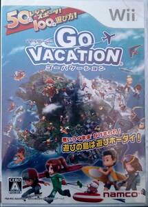 【新品完全未開封送料無料　Wii版 GO VACATION　ゴーバケーション】