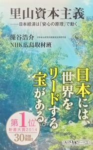 ◇新書◇里山資本主義-日本経済は安心の原理で動く-／藻谷浩介・NHK広島取材班◇角川Oneテーマ21◇※送料別 匿名配送