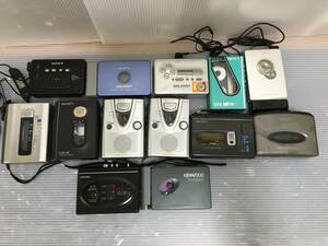 B279 □ジャンク ポータブルカセットプレーヤー ウォークマン WALKMAN 13点まとめ SONY ソニー TOSHIBA KENWOOD WM-EX808/WM-FX877/TCM-400