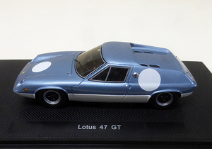  EBBRO エブロ 1/43 Lotus 47GT 1967（ライトブルーM／ホワイト）