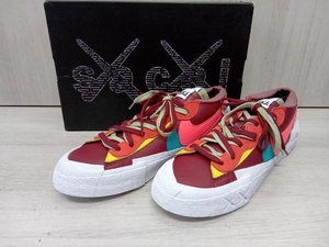 Nike Blazer Low KAWS sacai Team Red DM7901-600 表記サイズ11 レッド 店舗受取可