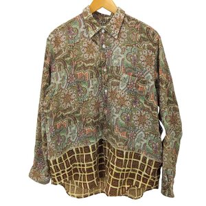 COMME des GARCONS SHIRT(コムデギャルソンシャツ) フランス製柄切り替えシャツ メン 中古 古着 0754