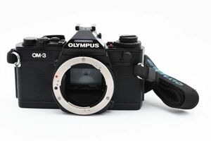 2166171 【美品・露出計含め動作確認済み】 オリンパス Olympus OM-3 フィルム一眼レフカメラ ブラックボディ