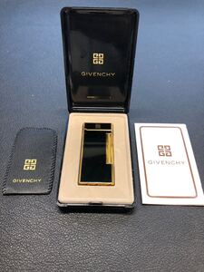 GIVENCHY ジバンシー 2000 ガスライター ゴールド 喫煙具　箱付き