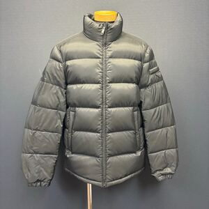 PRADA DOWN JACKET black size 50 SGY091 国内正規品 プラダ ダウンジャケット 三角プレート リナイロン XL RE NYLON 黒