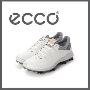 ○★新品 未使用 ECCO バイオム G3 定番ゴルフシューズ ゴアテックス ホワイト 24.5cm（エコー）○●