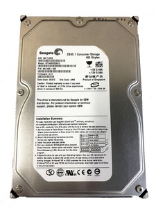 【中古】Seagate 3.5inch 内蔵ハードディスク ST3400832ACE 400GB U100 7200rpm 8MBキャッシュ PATA IDE 増設HDD　送料無料