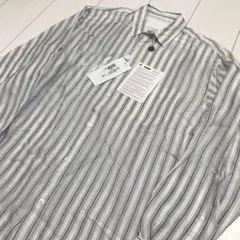 未使用新品！イタリア製 Maison Margiela キュプラストライプシャツ