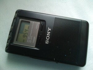 SONY FM/AM PLLシンセサイザーレシーバー ICF-M701★受信OK！難あり