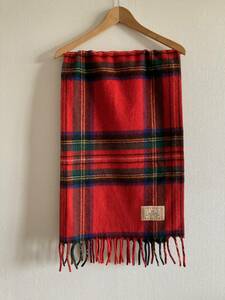 ＊TEX TILIMPEX TRAVELLING RUG/タータンチェック ラグマット vintage ひざ掛け used 多用布 ポーランド製