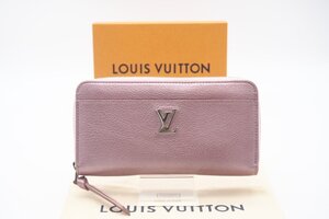 ☆安心の３大保証☆ Bランク ≪LOUIS VUITTON ルイ ヴィトン/ジッピー ウォレット≫ M69812 ロックミー クリスタルローズ ピンク 送料無料